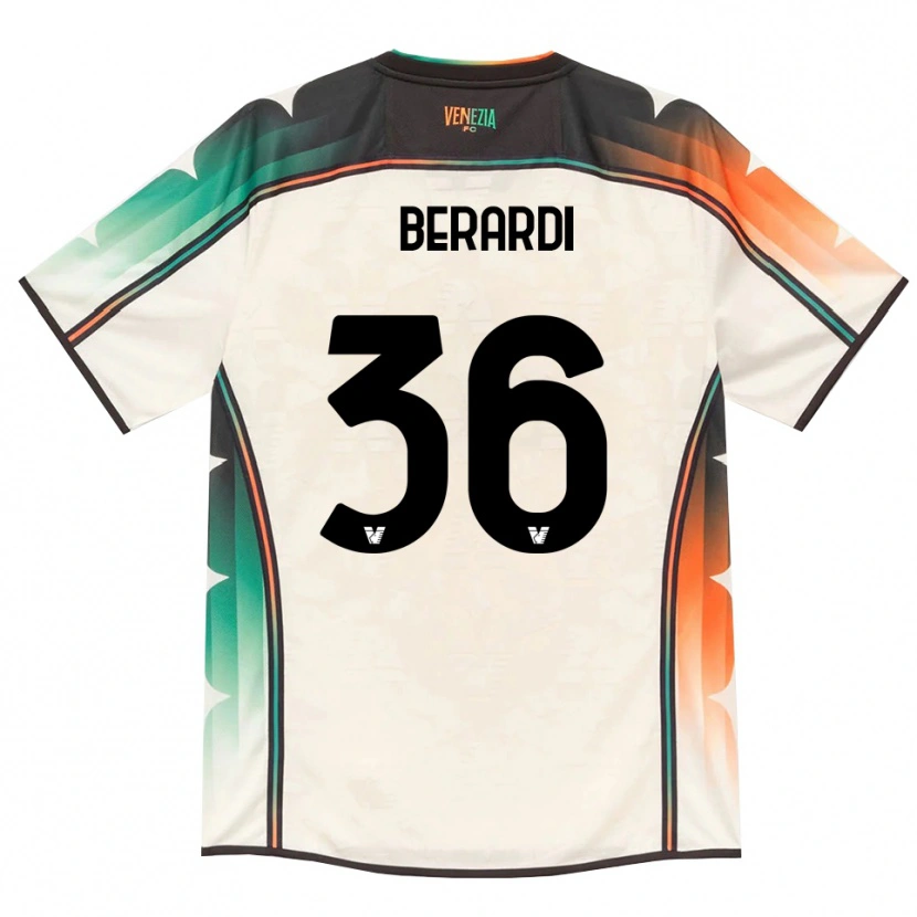 Danxen Men Lorenzo Berardi #36 Oldlace Orange Green Away Jersey 2026/27 T-Shirt