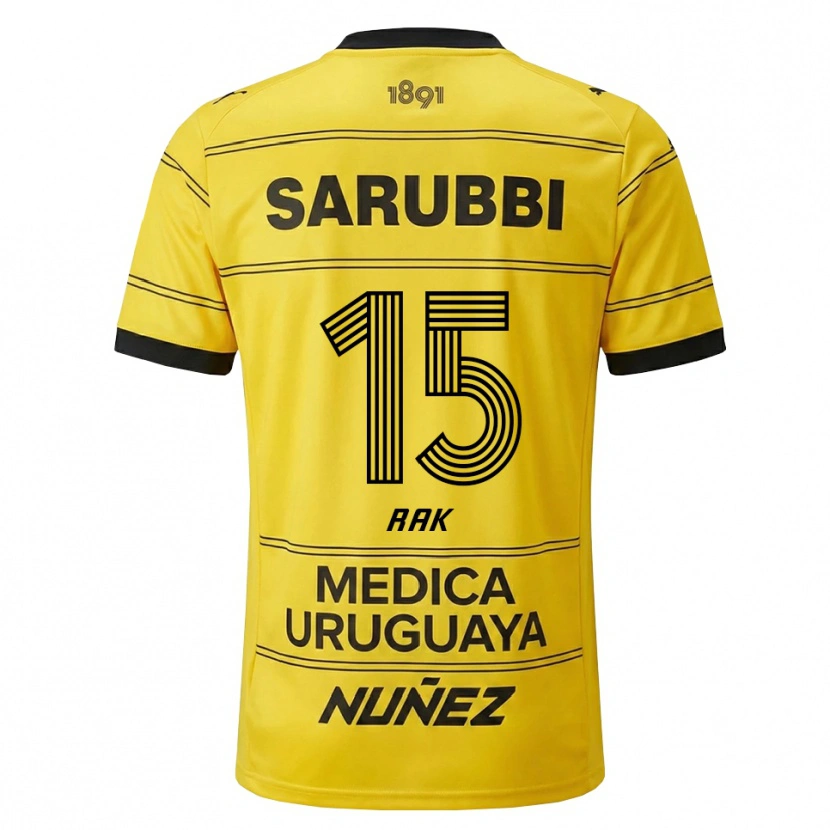 Danxen Men Yonatthan Rak #15 Yellow Black Away Jersey 2026/27 T-Shirt