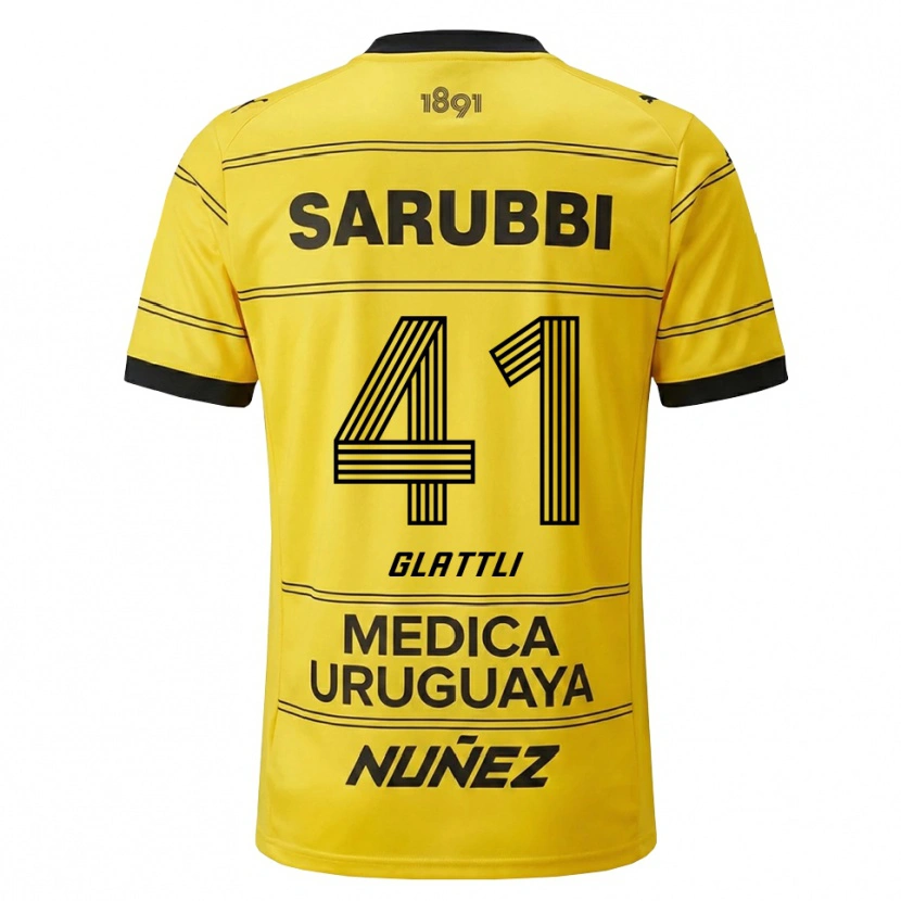 Danxen Men Tiago Glattli #41 Yellow Black Away Jersey 2026/27 T-Shirt