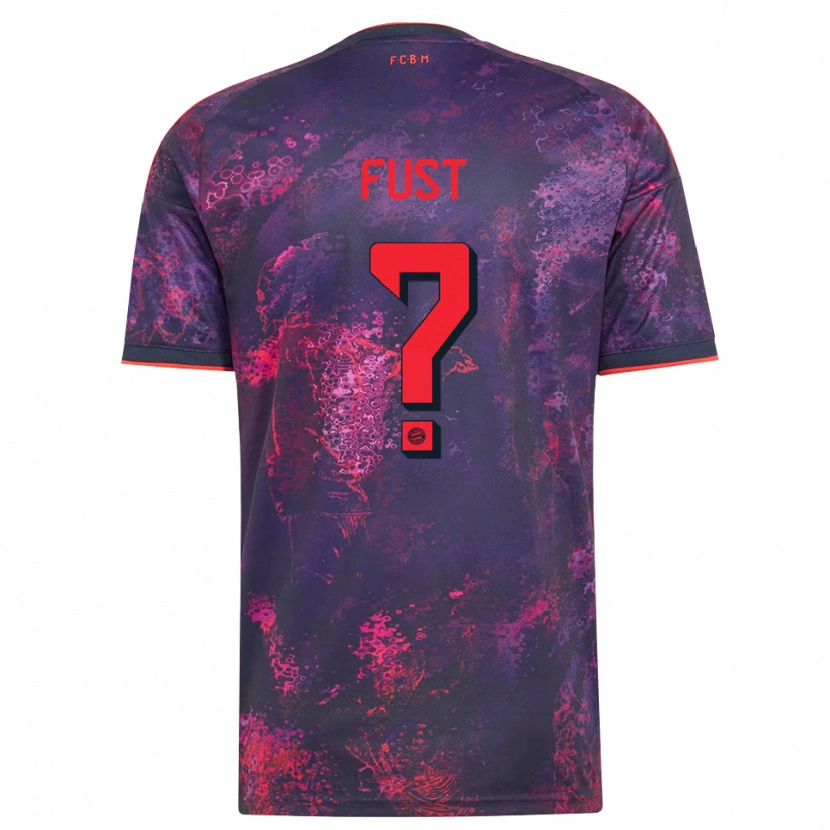 Danxen Men Leon Fust #0 Purple Red Third Jersey 2026/27 T-Shirt