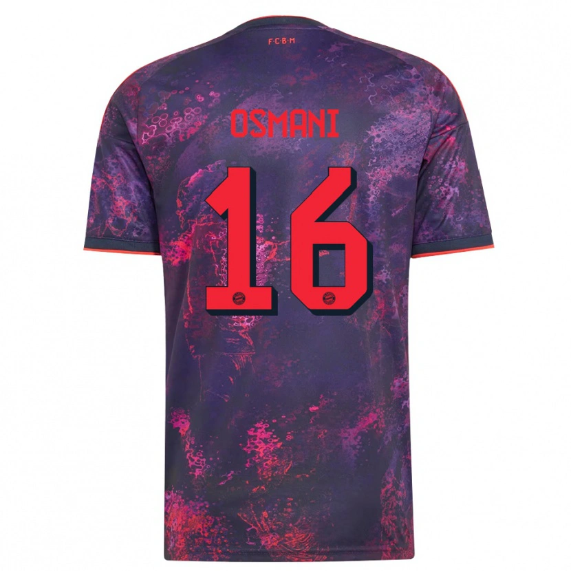 Danxen Men Erblin Osmani #16 Purple Red Third Jersey 2026/27 T-Shirt