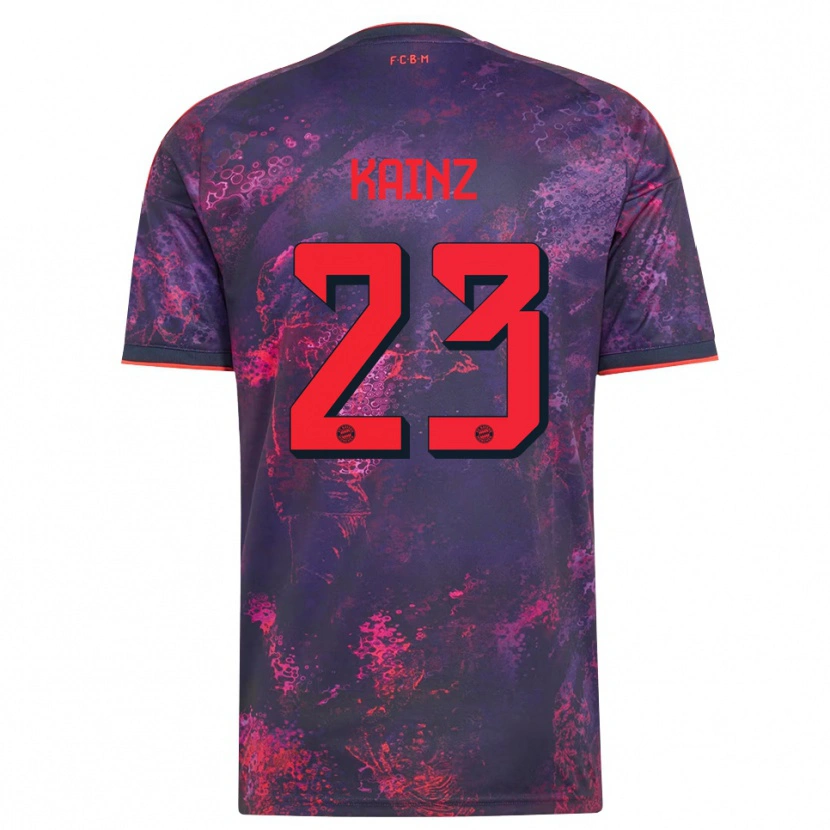 Danxen Men Manuel Kainz #23 Purple Red Third Jersey 2026/27 T-Shirt