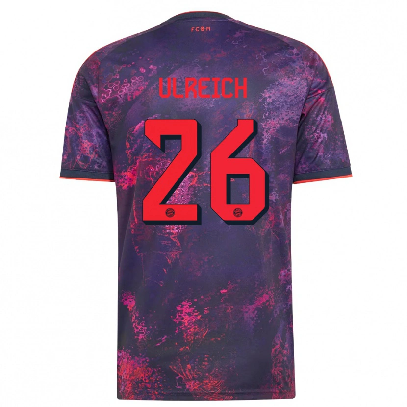 Danxen Men Sven Ulreich #26 Purple Red Third Jersey 2026/27 T-Shirt
