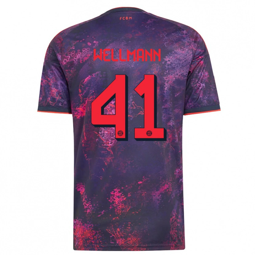Danxen Men Anna Wellmann #41 Purple Red Third Jersey 2026/27 T-Shirt
