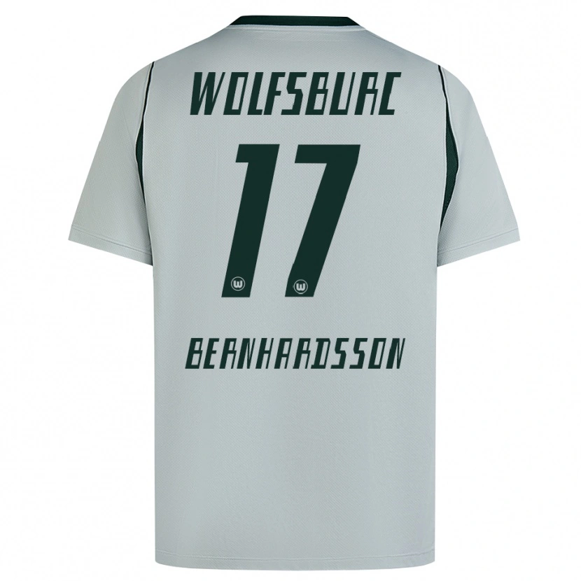 Danxen Men Alexander Bernhardsson #17 Gray Green Away Jersey 2026/27 T-Shirt