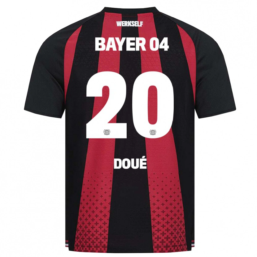 Danxen Women Guéla Doué #20 Black White Red Home Jersey 2026/27 T-Shirt