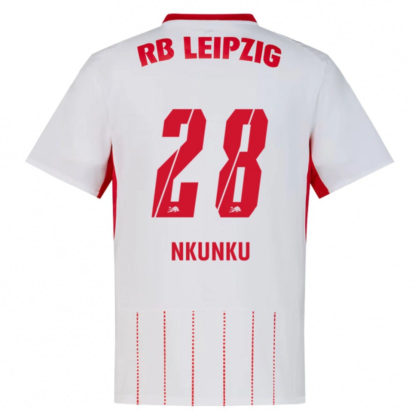 Danxen Women Christopher Nkunku #28 Red White Yellow Home Jersey 2026/27 T-Shirt