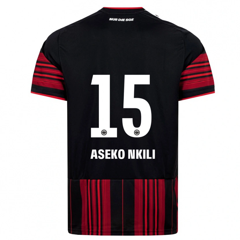Danxen Women Noël Aséko #15 Black Red White Home Jersey 2026/27 T-Shirt