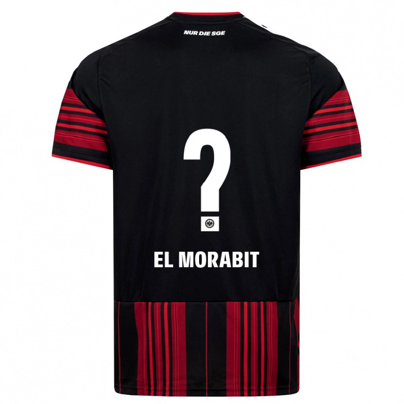 Danxen Women Anas El Morabit #0 Black Red White Home Jersey 2026/27 T-Shirt