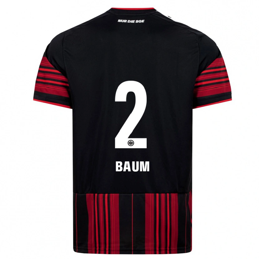 Danxen Women Elias Baum #2 Black Red White Home Jersey 2026/27 T-Shirt