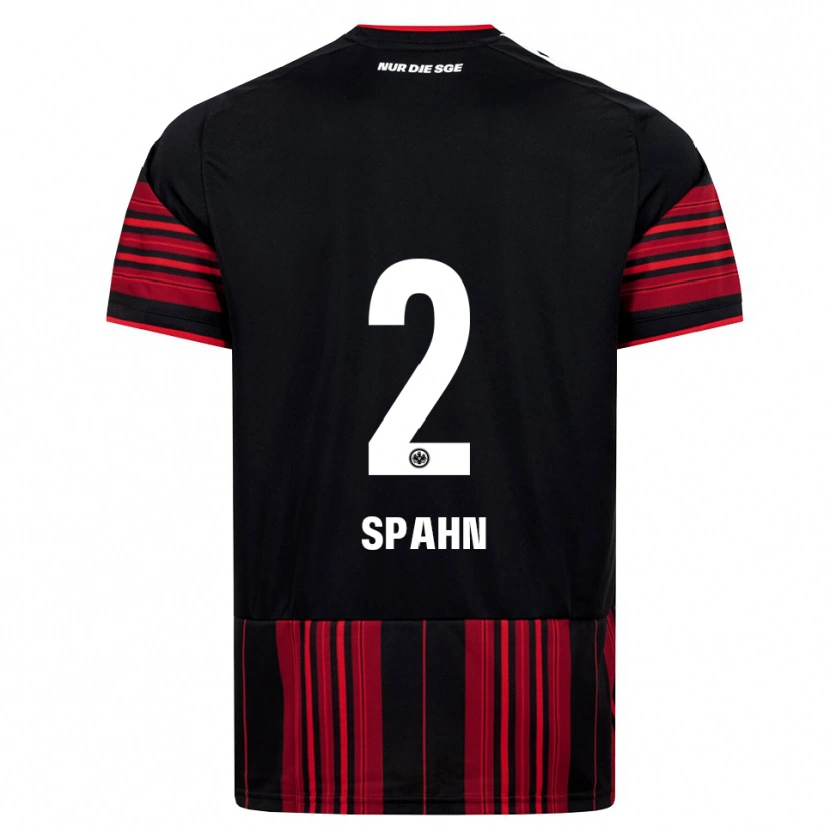 Danxen Women Maurice Spahn #2 Black Red White Home Jersey 2026/27 T-Shirt