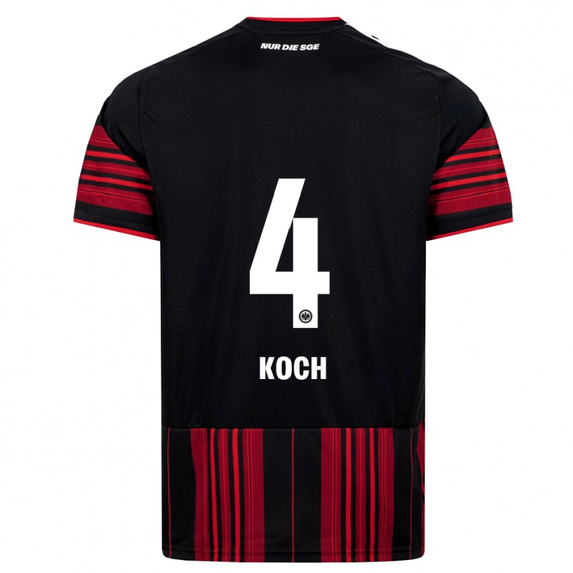 Danxen Women Robin Koch #4 Black Red White Home Jersey 2026/27 T-Shirt
