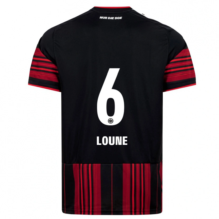 Danxen Women Adam Loune #6 Black Red White Home Jersey 2026/27 T-Shirt