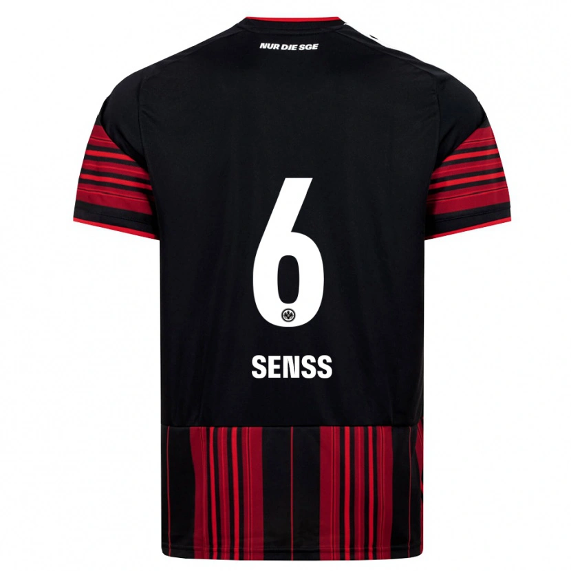 Danxen Women Elisa Senss #6 Black Red White Home Jersey 2026/27 T-Shirt