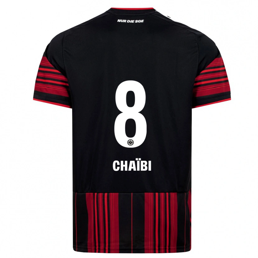 Danxen Women Farès Chaïbi #8 Black Red White Home Jersey 2026/27 T-Shirt