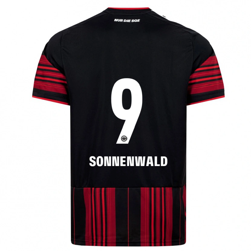 Danxen Women Lukas Sonnenwald #9 Black Red White Home Jersey 2026/27 T-Shirt