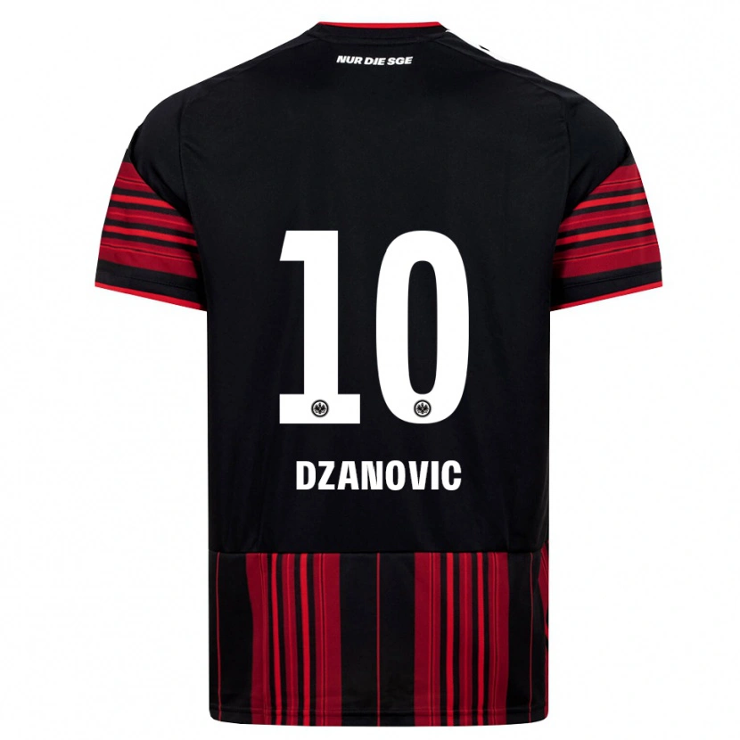 Danxen Women Benjamin Dzanovic #10 Black Red White Home Jersey 2026/27 T-Shirt
