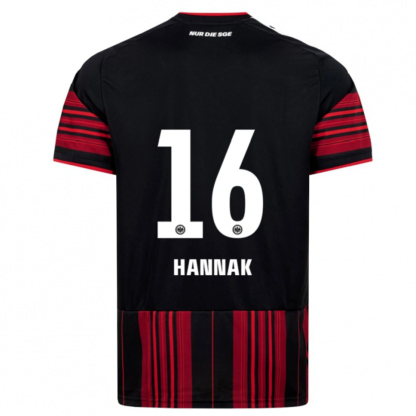 Danxen Women Tim Hannak #16 Black Red White Home Jersey 2026/27 T-Shirt