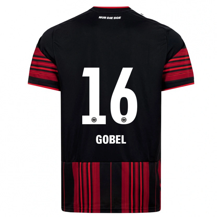 Danxen Women Marlon Göbel #16 Black Red White Home Jersey 2026/27 T-Shirt