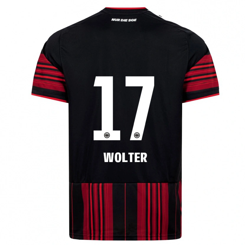 Danxen Women Pia-Sophie Wolter #17 Black Red White Home Jersey 2026/27 T-Shirt