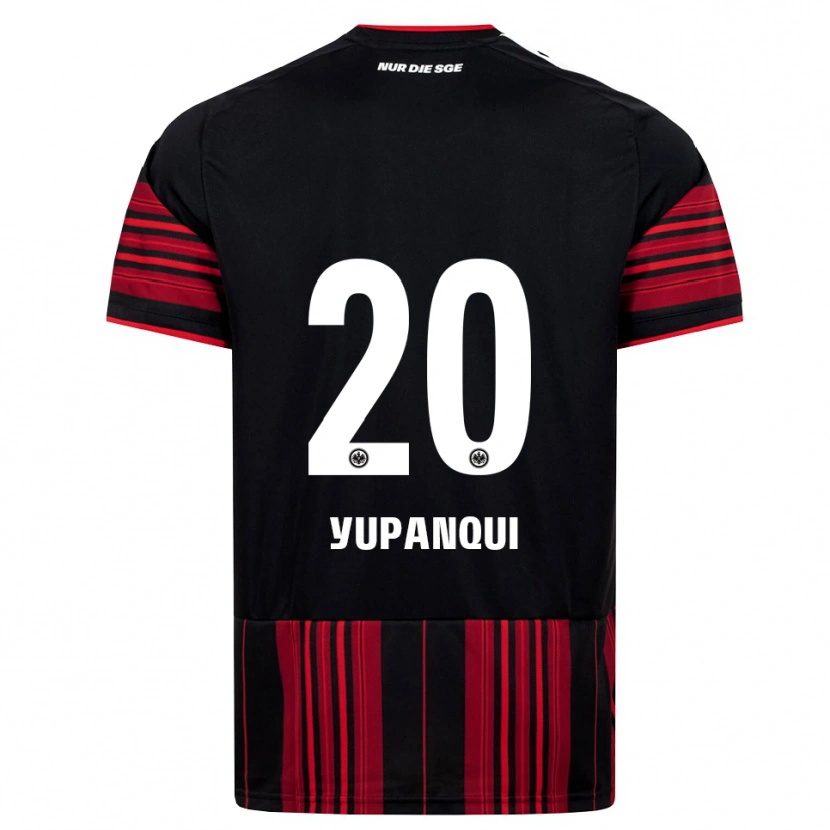 Danxen Women Philipp Eisele Yupanqui #20 Black Red White Home Jersey 2026/27 T-Shirt