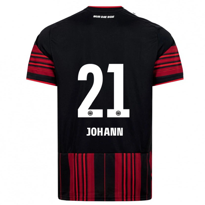 Danxen Women Hannah Johann #21 Black Red White Home Jersey 2026/27 T-Shirt