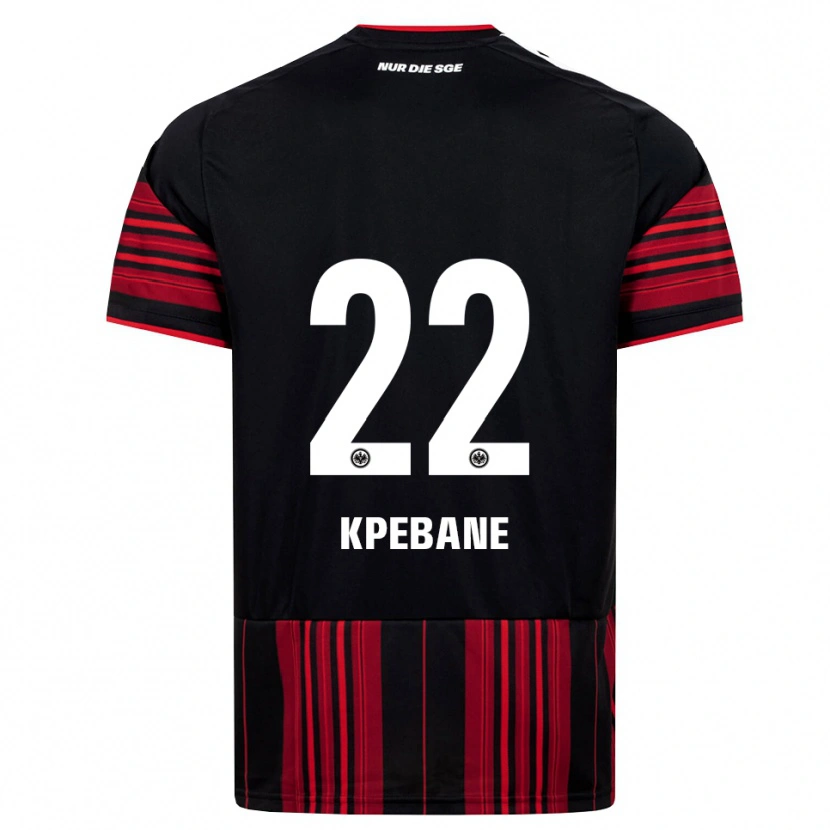 Danxen Women Tamiou Kpebane #22 Black Red White Home Jersey 2026/27 T-Shirt