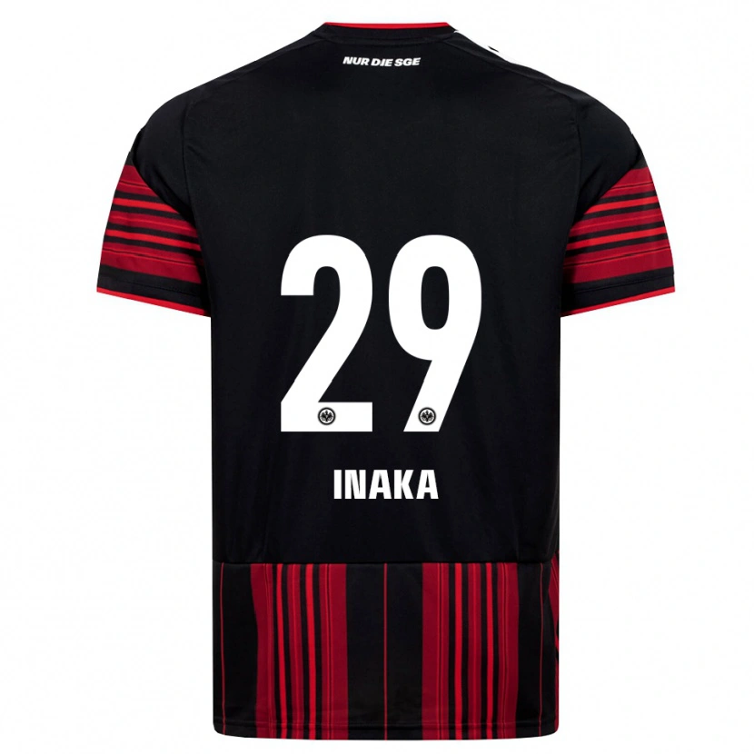 Danxen Women Arthur Inaka #29 Black Red White Home Jersey 2026/27 T-Shirt