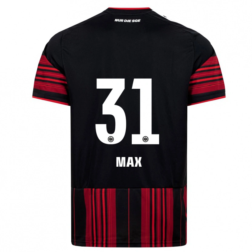 Danxen Women Philipp Max #31 Black Red White Home Jersey 2026/27 T-Shirt