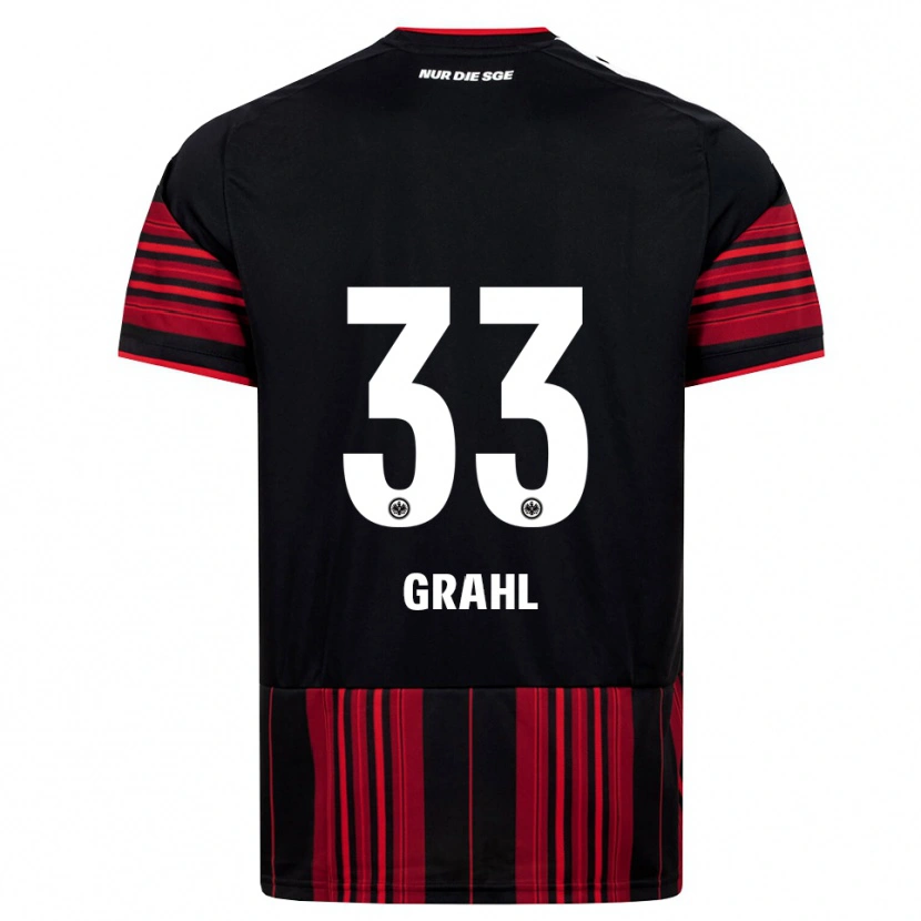 Danxen Women Jens Grahl #33 Black Red White Home Jersey 2026/27 T-Shirt