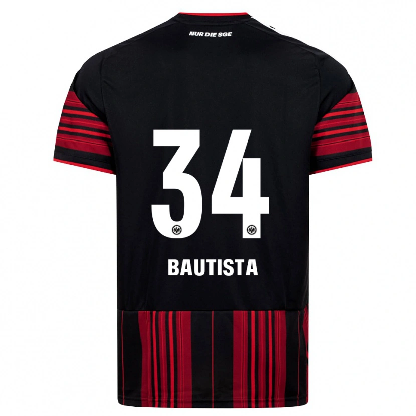Danxen Women Davis Bautista #34 Black Red White Home Jersey 2026/27 T-Shirt