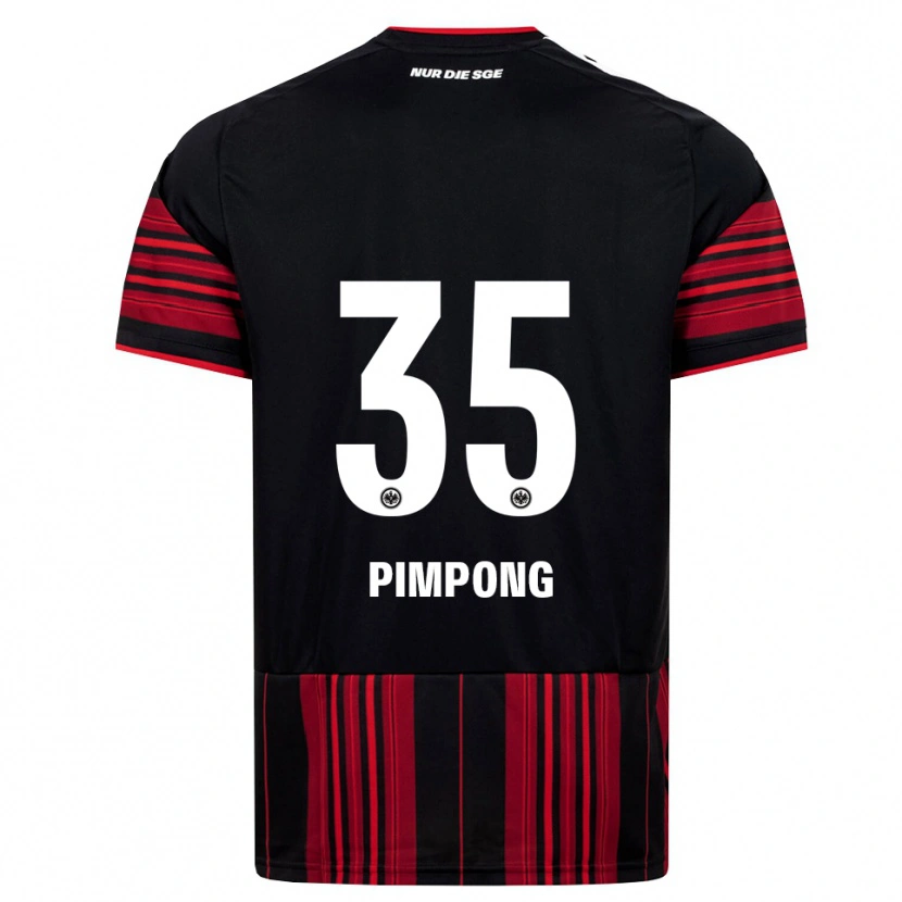 Danxen Women Malik Pimpong #35 Black Red White Home Jersey 2026/27 T-Shirt
