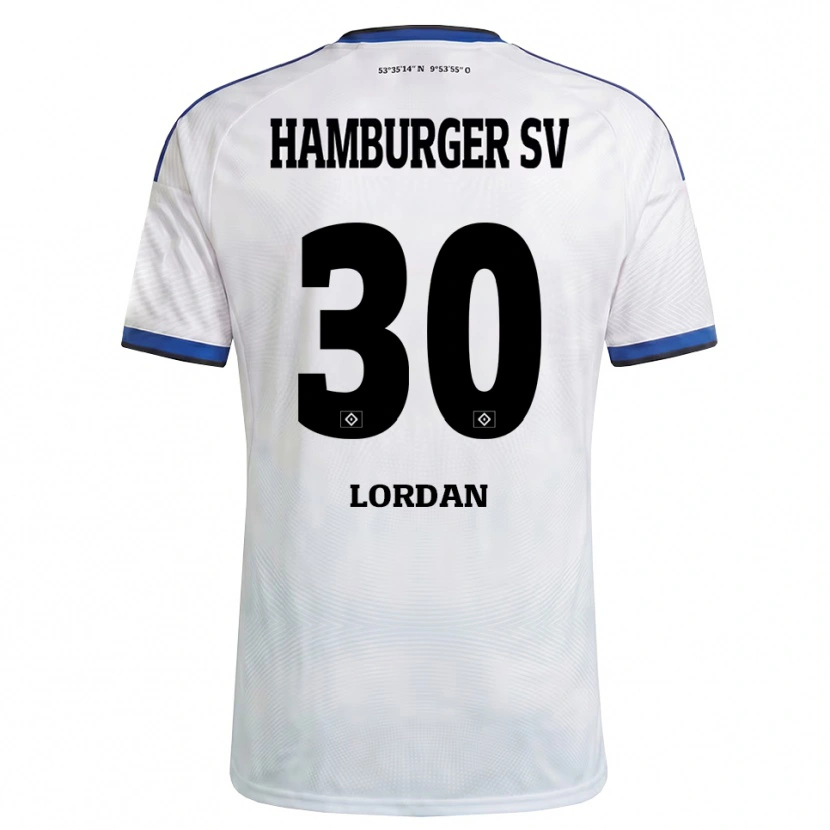 Danxen Women Dylan Lordan #30 White Black Blue Home Jersey 2026/27 T-Shirt