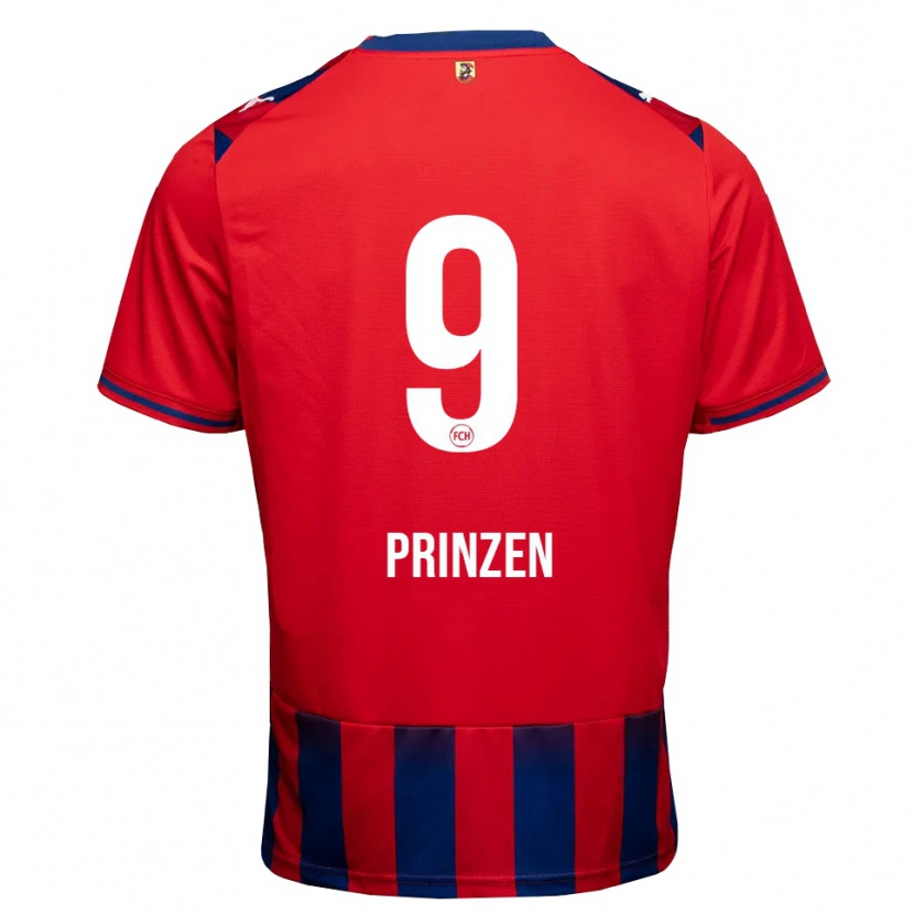Danxen Women Marlon Prinzen #9 Royal Blue White Red Home Jersey 2026/27 T-Shirt