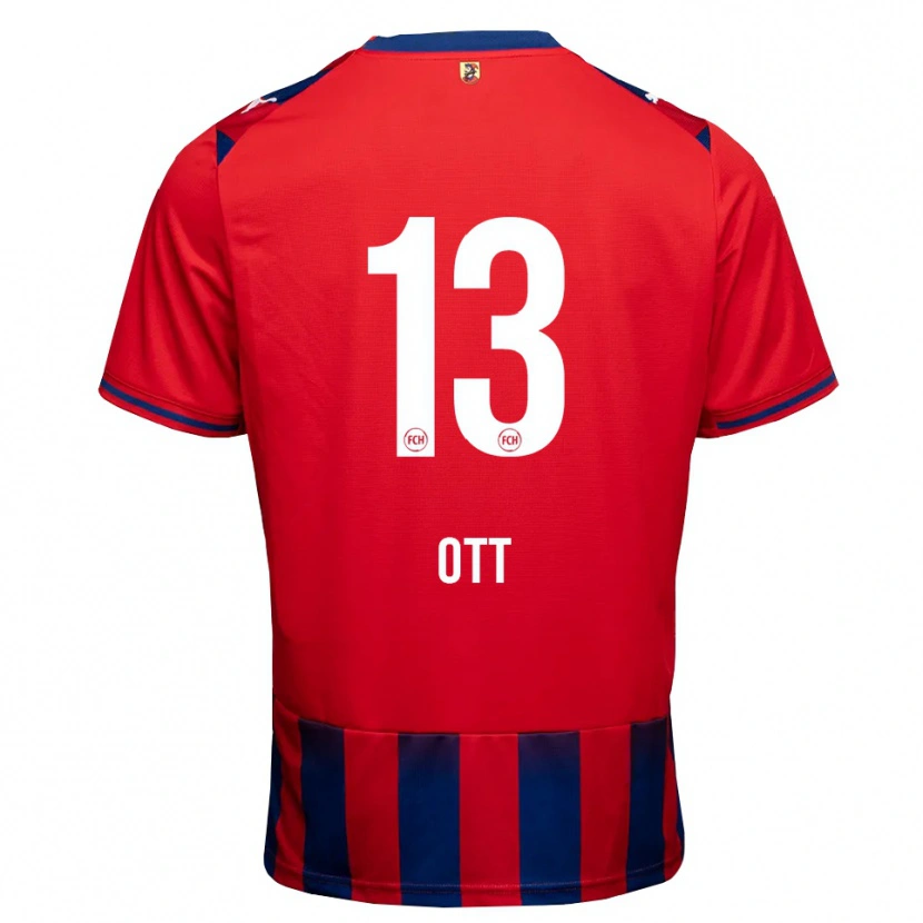 Danxen Women Jakob Ott #13 Royal Blue White Red Home Jersey 2026/27 T-Shirt