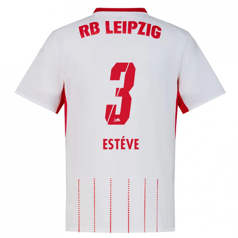 Danxen Women Maxime Estève #3 Red White Yellow Home Jersey 2026/27 T-Shirt