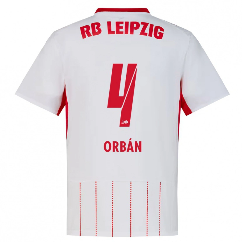 Danxen Women Willi Orbán #4 Red White Yellow Home Jersey 2026/27 T-Shirt