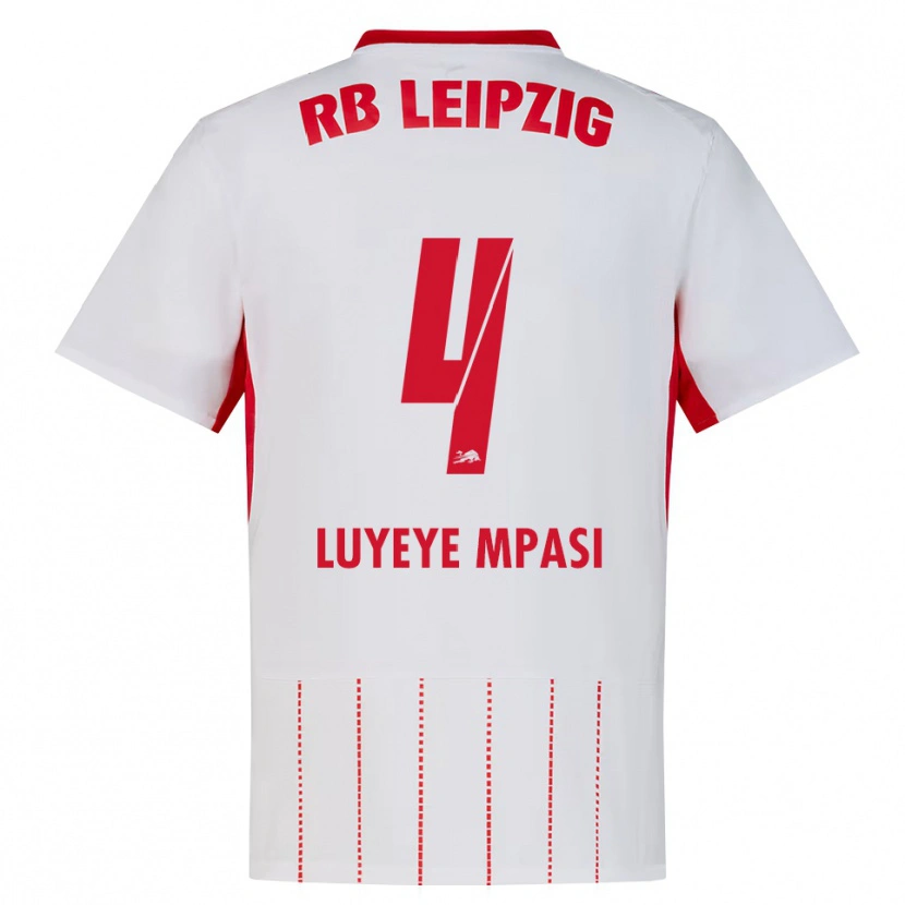 Danxen Women Seal Luyeye Mpasi #4 Red White Yellow Home Jersey 2026/27 T-Shirt