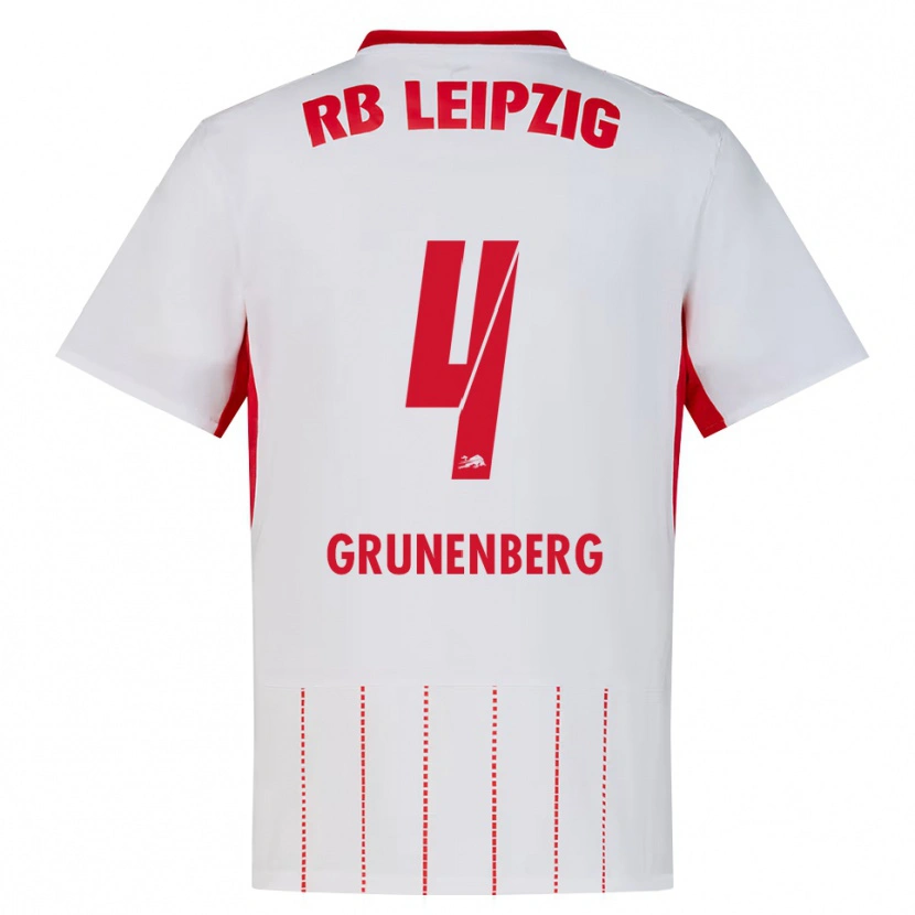 Danxen Women Rucy Grunenberg #4 Red White Yellow Home Jersey 2026/27 T-Shirt