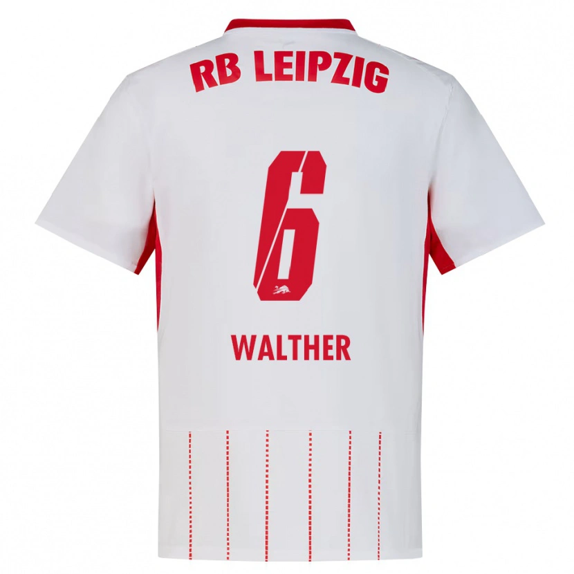 Danxen Women Mika Walther #6 Red White Yellow Home Jersey 2026/27 T-Shirt