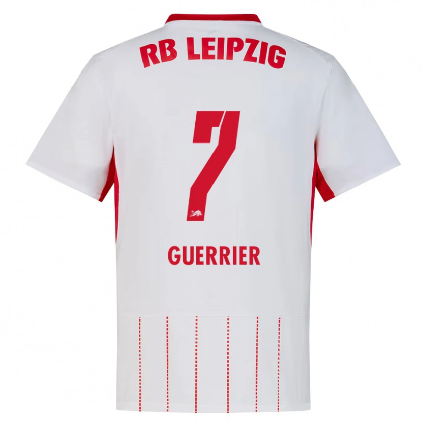 Danxen Women Oscar Guerrier #7 Red White Yellow Home Jersey 2026/27 T-Shirt