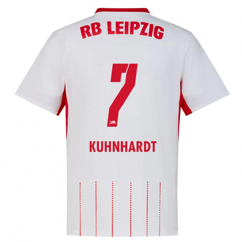 Danxen Women Paul Kühnhardt #7 Red White Yellow Home Jersey 2026/27 T-Shirt