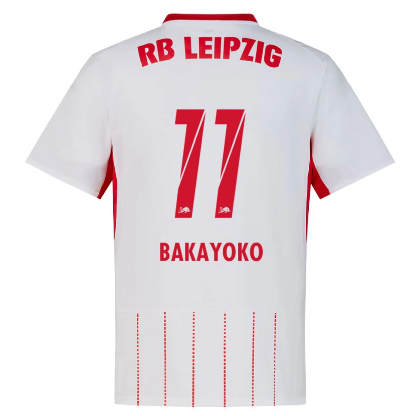 Danxen Women Johan Bakayoko #11 Red White Yellow Home Jersey 2026/27 T-Shirt