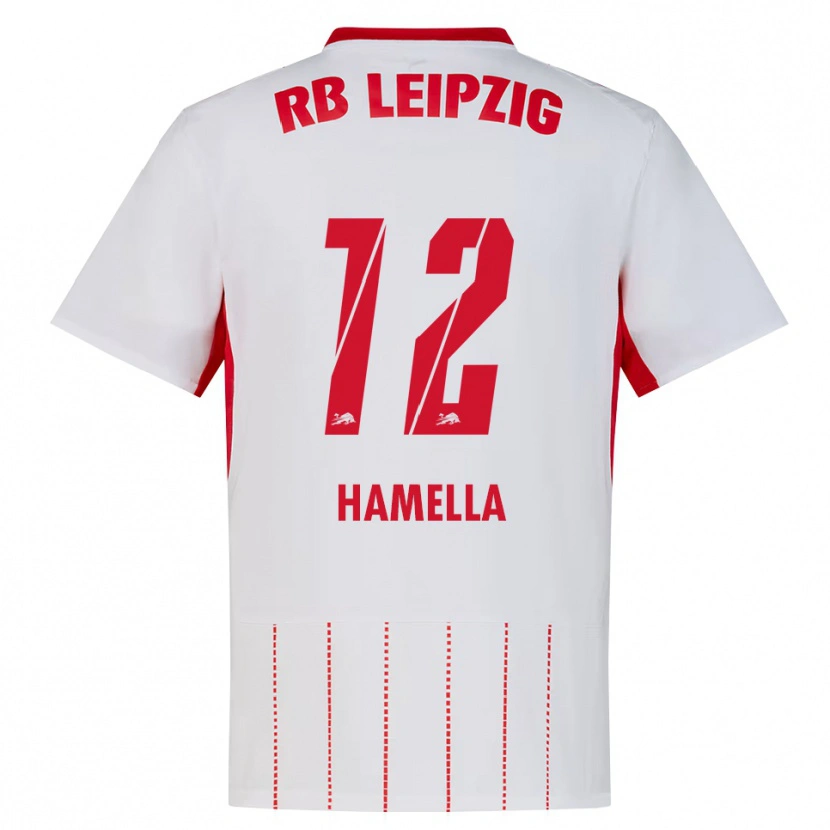 Danxen Women Karl Hamella #12 Red White Yellow Home Jersey 2026/27 T-Shirt