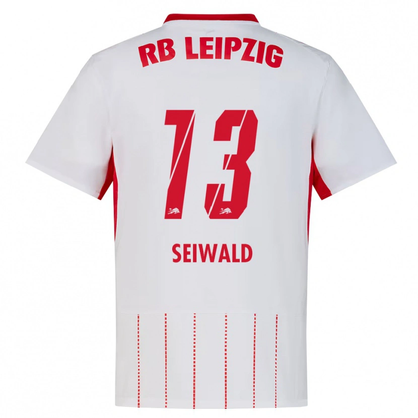 Danxen Women Nicolas Seiwald #13 Red White Yellow Home Jersey 2026/27 T-Shirt