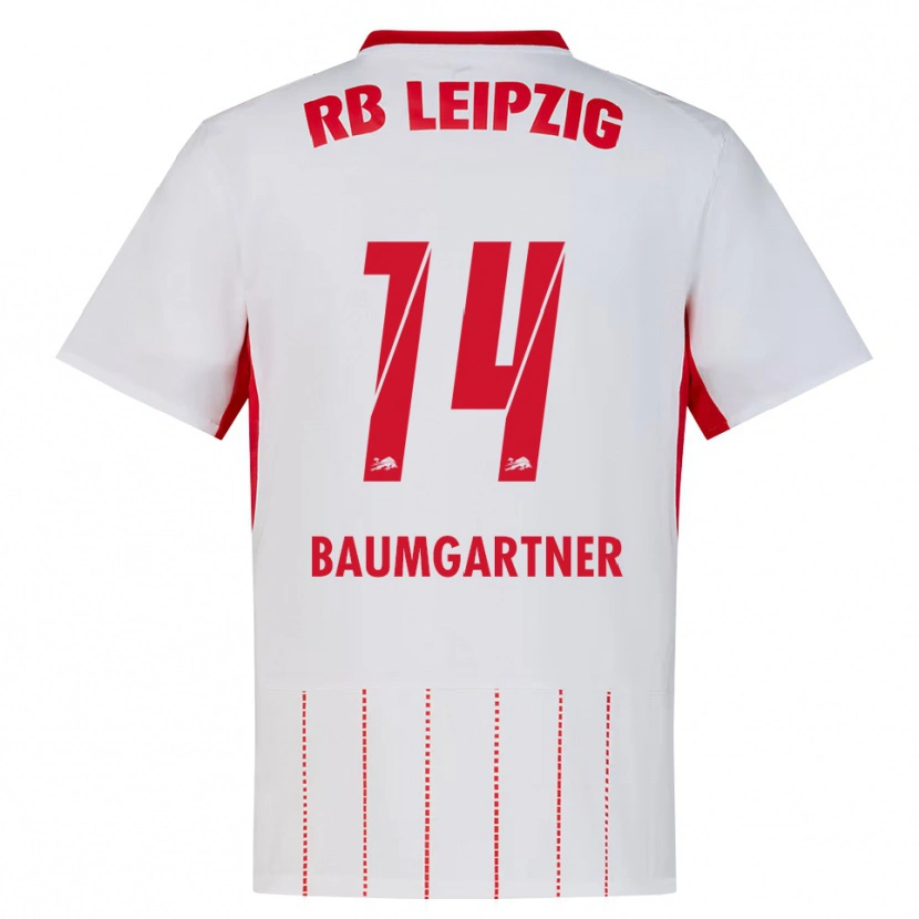 Danxen Women Christoph Baumgartner #14 Red White Yellow Home Jersey 2026/27 T-Shirt
