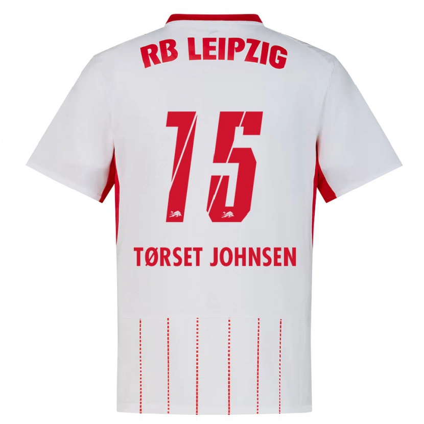 Danxen Women Patrik Tørset Johnsen #15 Red White Yellow Home Jersey 2026/27 T-Shirt