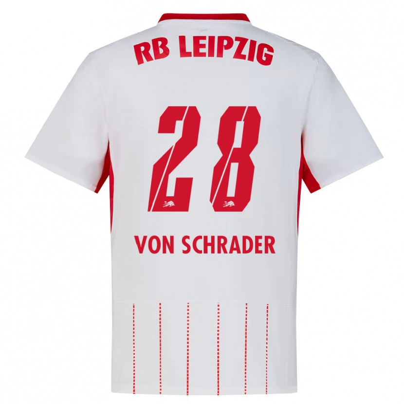 Danxen Women Lina Von Schrader #28 Red White Yellow Home Jersey 2026/27 T-Shirt