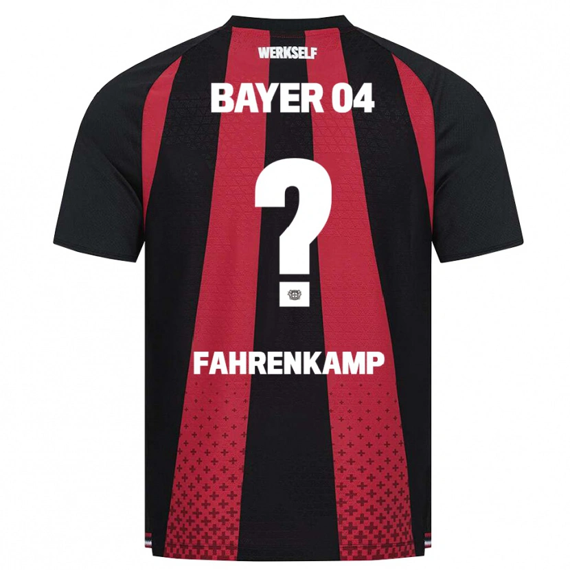Danxen Women Mike Fahrenkamp #0 Black White Red Home Jersey 2026/27 T-Shirt