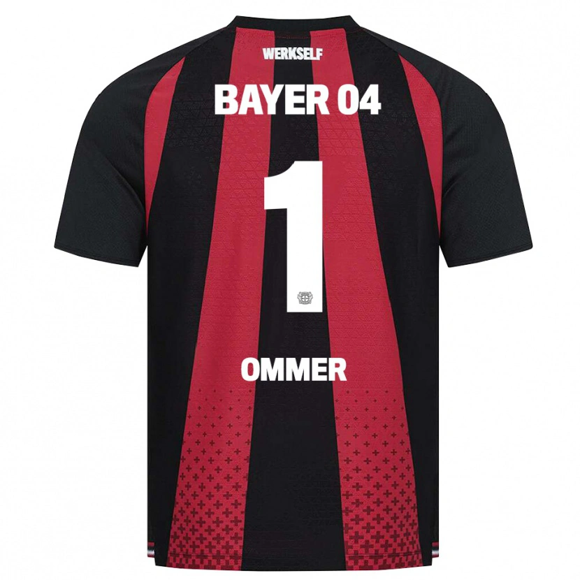 Danxen Women Yaron Ommer #1 Black White Red Home Jersey 2026/27 T-Shirt